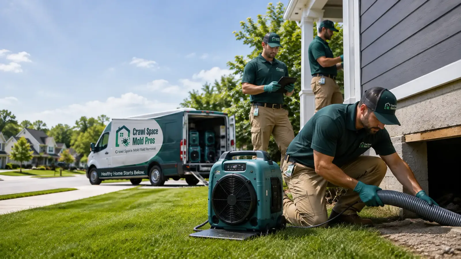 Crawl Space Mold Removal in Hinton, VA